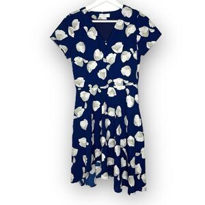 Paper Dolls Blue White Floral Dress Women’s Size Medium